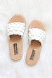 Braided Woven Espadrille Sandals Slides