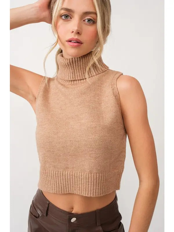 Alice turtle neck knit top