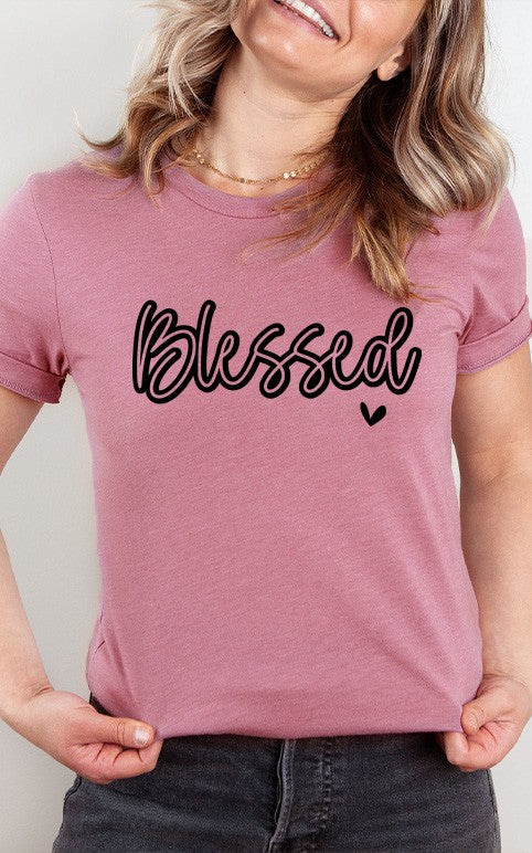 Blessed Inspiration Basic Graphic Tee