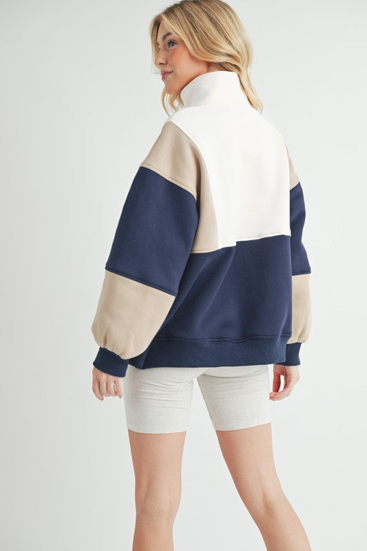 Glo Colorblock Pullover