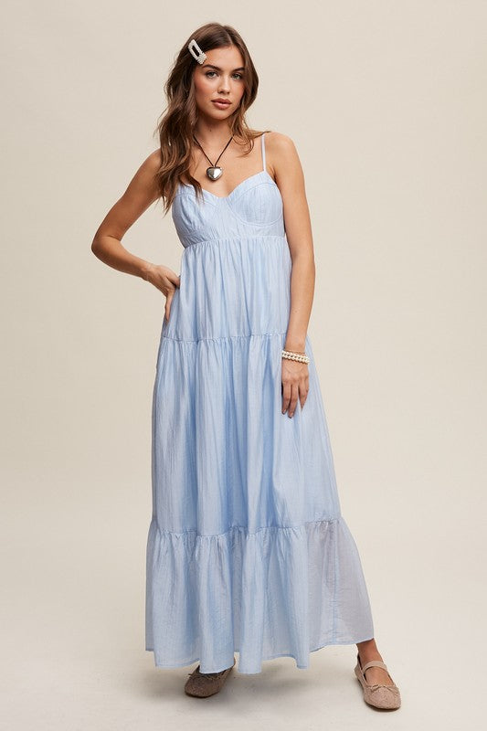 Sweetheart Neckline Flowy Romantic Summer Dress