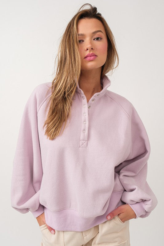 Piper Snap Button Collared Sweater