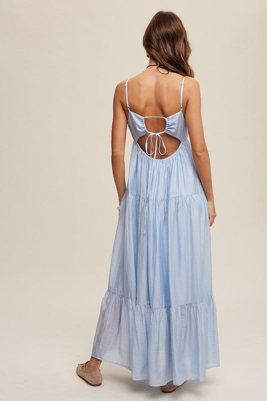 Sweetheart Neckline Flowy Romantic Summer Dress