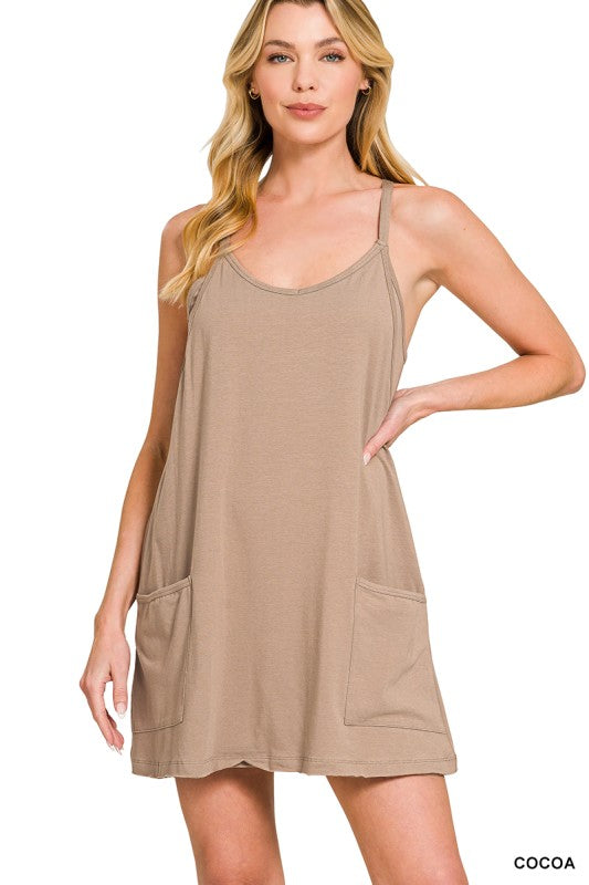 Mini Dress With Built-in Romper Liner