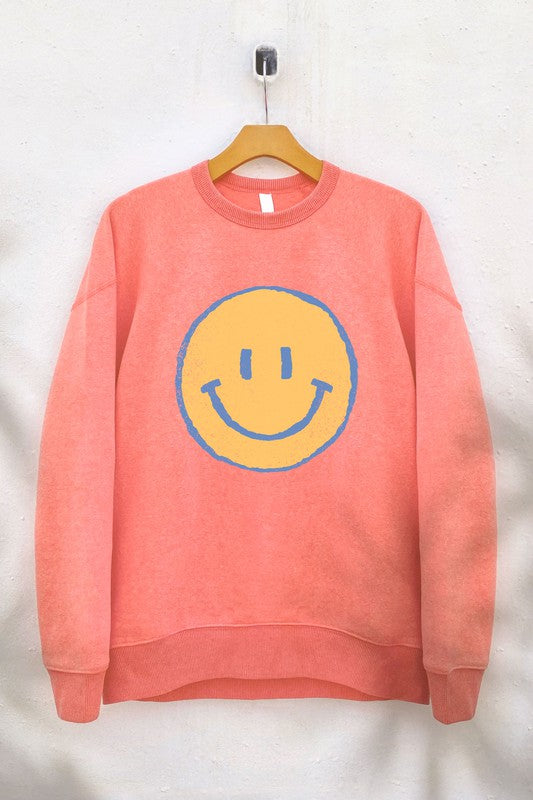 Smile Happy Face Graphic Sweatshirts