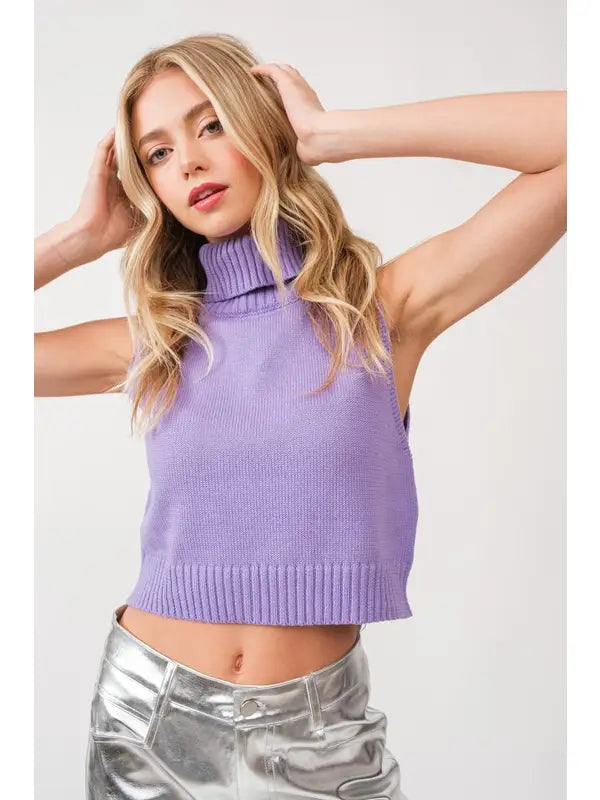 Alice turtle neck knit top