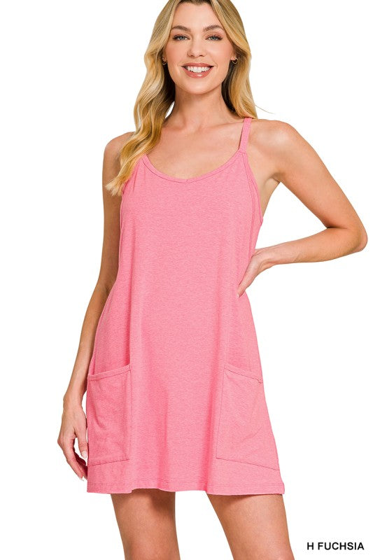 Mini Dress With Built-in Romper Liner
