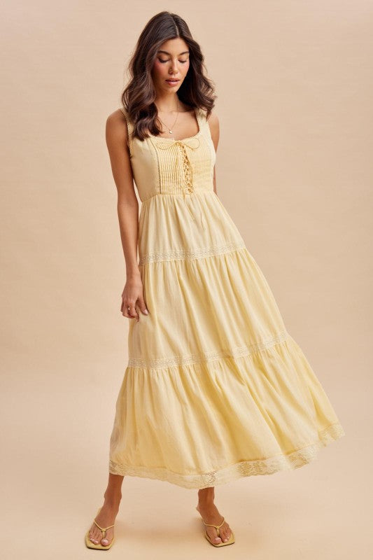 Cotton Sleeveless Maxi Dress