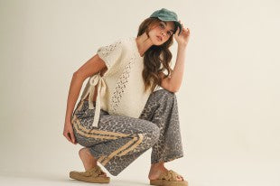 Heirloom Braid Artisan Knit Top