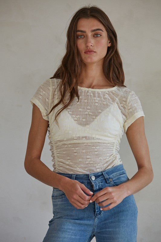 OLIVIA LACE TOP