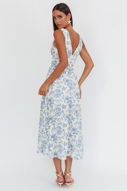 Fit & Floral Summer Maxi