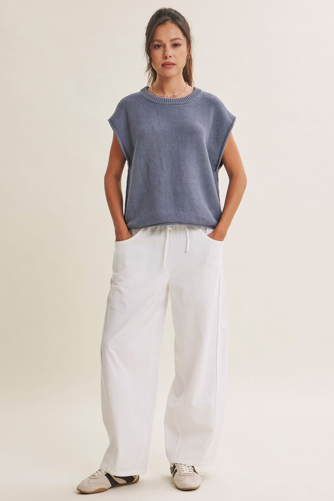 Cotton Sweater Vest