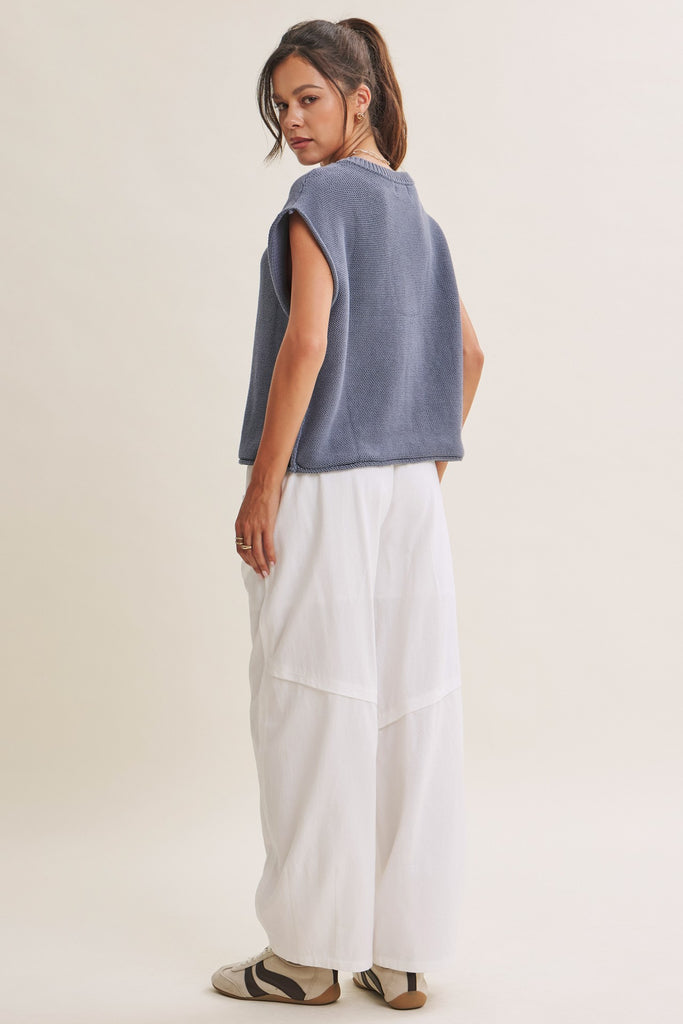 Cotton Sweater Vest