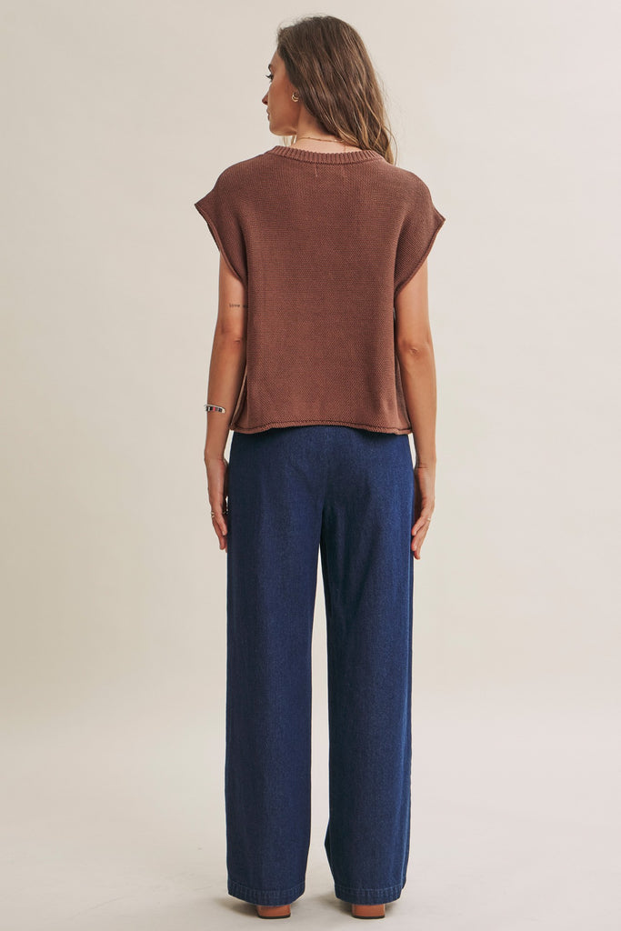 Cotton Sweater Vest
