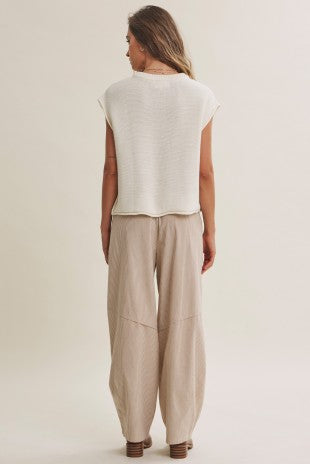 Cotton Sweater Vest