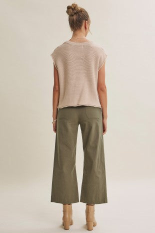 Cotton Sweater Vest